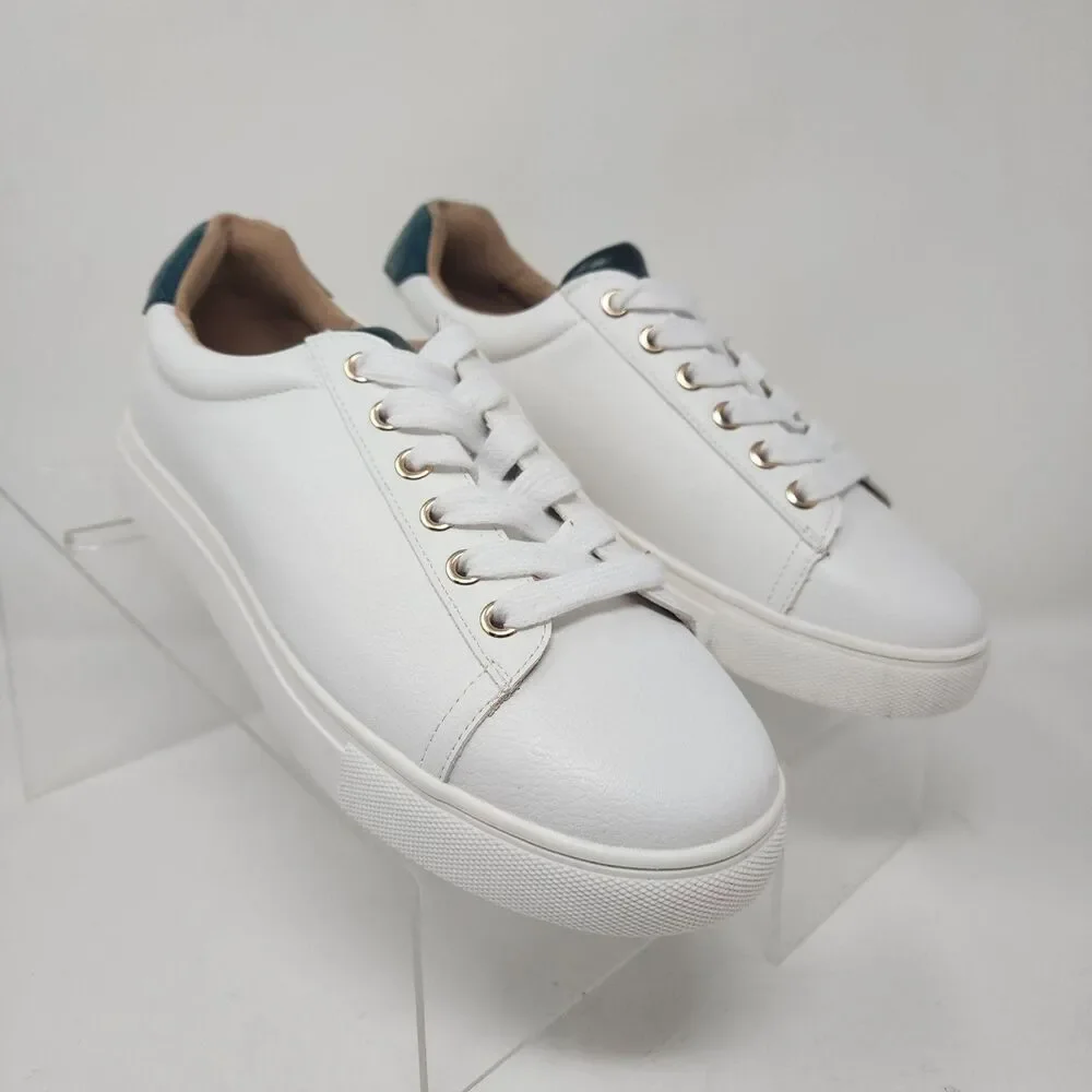 MIA Neva Shoes Womens Size 7.5 White Casual Comfort Sneakers Streetwear Casual